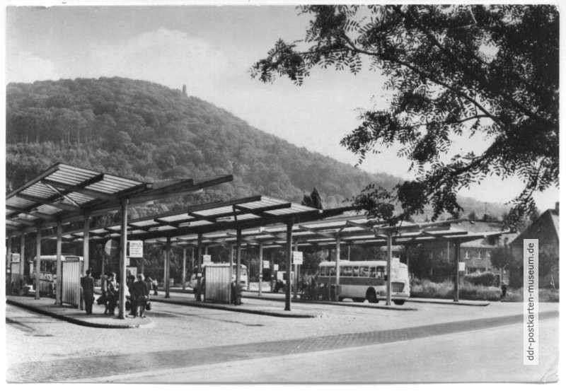 Busbahnhof Freital am Windberg - 1970
