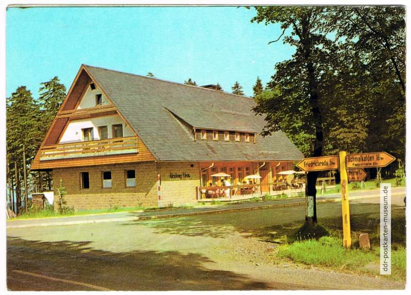 Neues Heuberghaus am Rennsteig - 1977