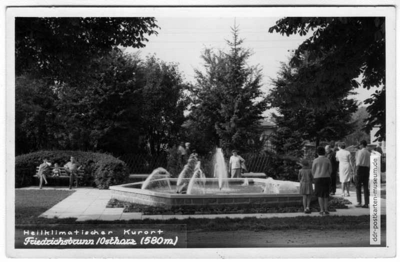 Springbrunnen im Kurpark - 1972