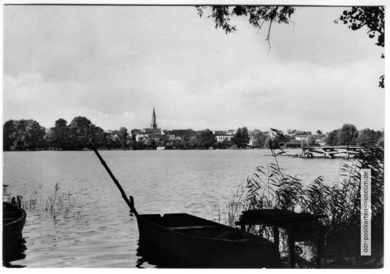Baalensee mit Blick nach Fürstenberg (Havel) - 1968