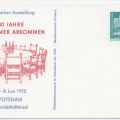 Ganzsache vom Philatelistenverband der DDR von 1975 - 10 Pfennig Dauerserie, Neptunbrunnen