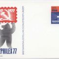 ganzsache vom Philatelisten-Verband der DDR von 1977 - 10+5 Pfennig Sophilex 77