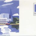 Ganzsache P 100 von 1988 - 75 Pfennig "Philatelie-Weltausstellung Finlandia 88"