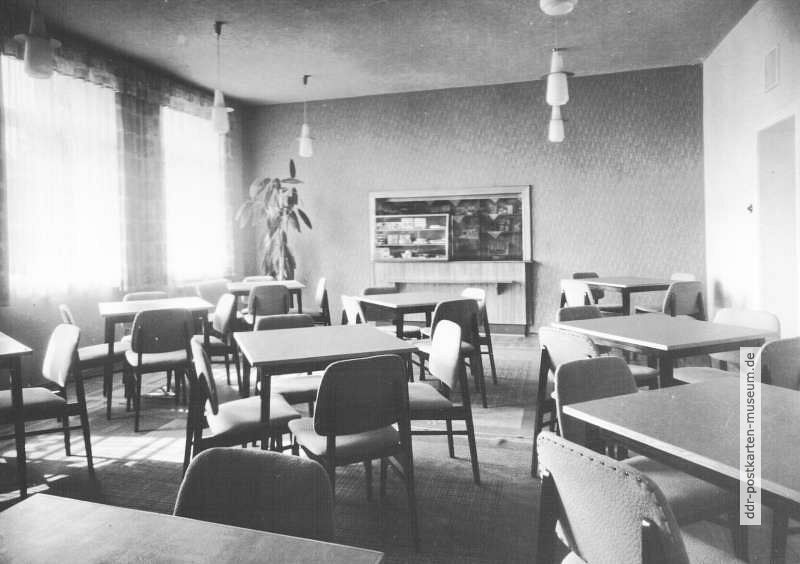 Antonshöhe, Kaffeestube im Sanatorium für natürliche Heilkunde - 1964