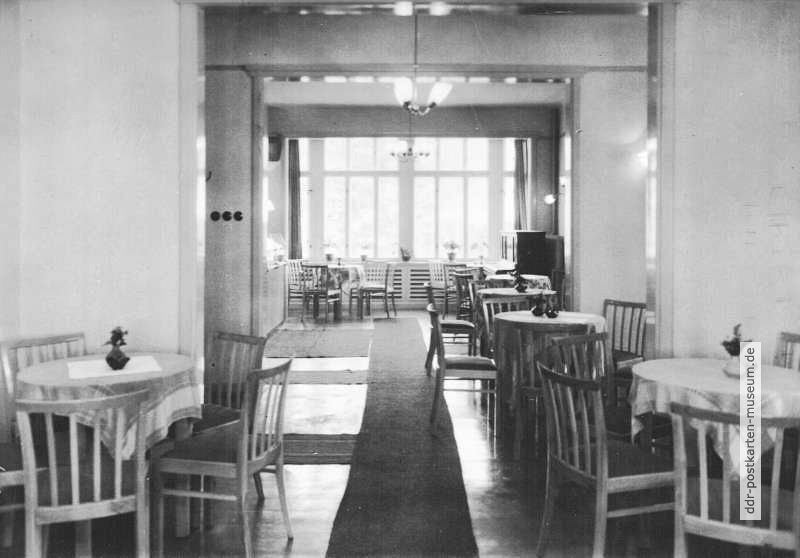 Friedrichroda, Cafe und Konditorei "Waldschlößchen" - 1961
