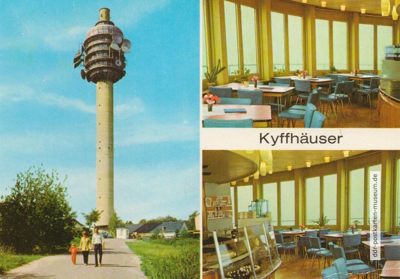 Kulpenberg am Kyffhäuser, Turmcafe im Fernsehturm - 1982