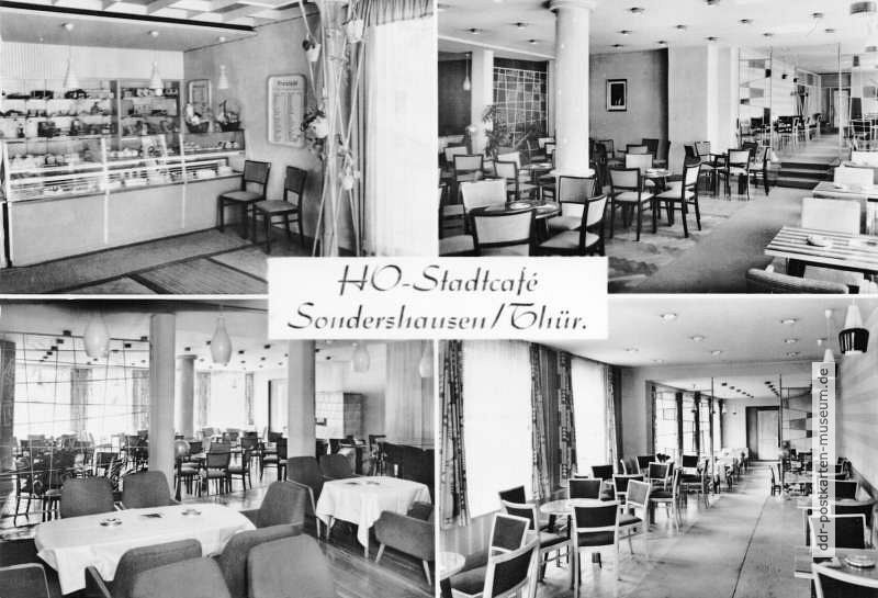 Sondershausen, HO-Stadtcafe - 1961