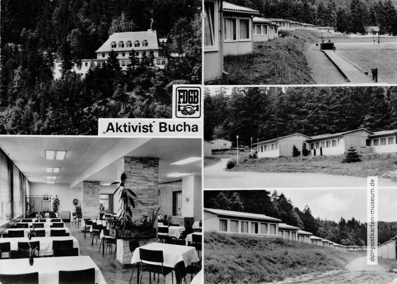 Bucha in Thüringen (Bezirk Gera), FDGB-Erholungsheim "Aktivist" - 1980-2