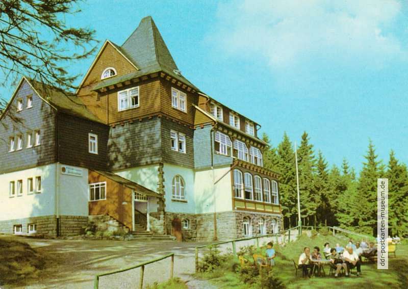 Finsterbergen, FDGB-Erholungsheim "Spießberghaus" - 1979