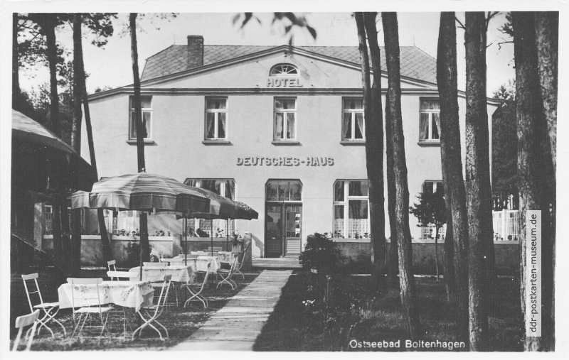 Boltenhagen, HO-Gaststätte im Hotel "Deutsches Haus" - 1953-DHaus-2