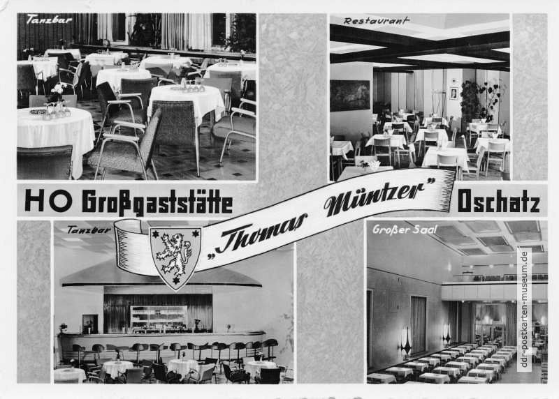 Oschatz, HO-Großgaststätte "Thomas Müntzer" - 1965