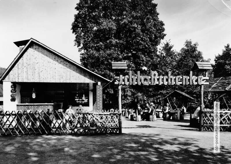 Schwarzburg, Selbstbedienungsgaststätte "Schloßschenke" - 1975