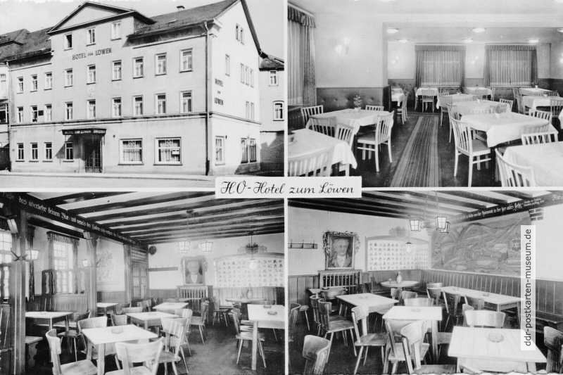 Ilmenau, HO-Hotel "Zum Löwen" - 1961