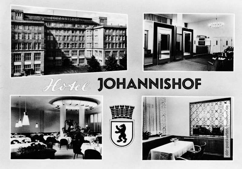 Berlin-Mitte, Hotel "Johannishof" (später Gästehaus vom DDR-Ministerrat) - 1963