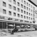 Eisenhüttenstadt, Hotel "Lunik" mit Terrassencafe - 1968