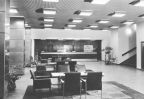 Halle, Empfangshalle und Rezeption im Interhotel "Stadt Halle" - 1966