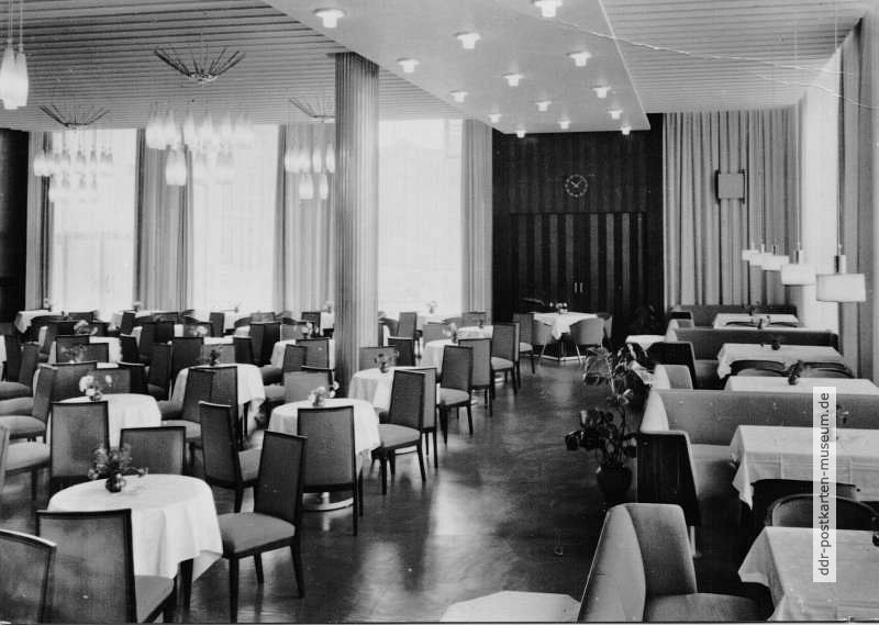 Magdeburg, "Cafe Wien" im Hotel "International" - 1963