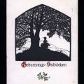 Scherenschnitt - Geburtstags-Ständchen - 1976