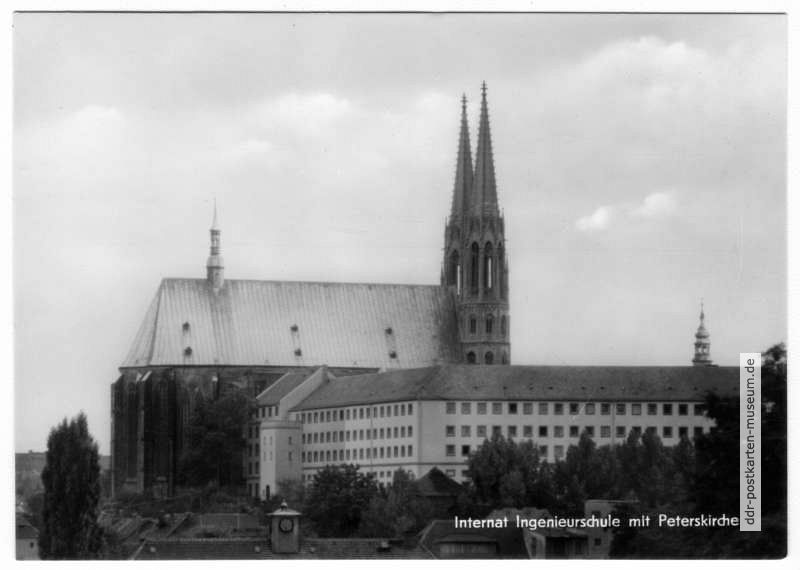 Peterskirche, Internat der Ingenieurschule - 1978