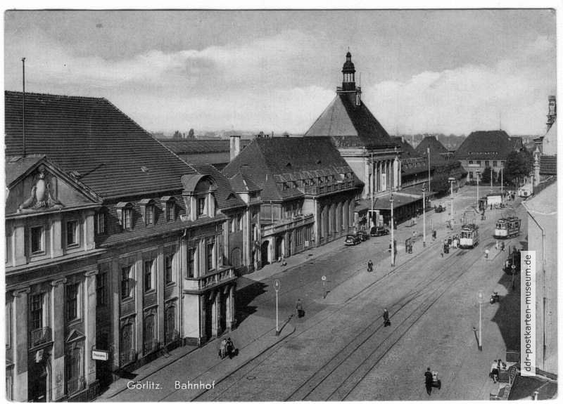 Blick zum Bahnhof - 1959