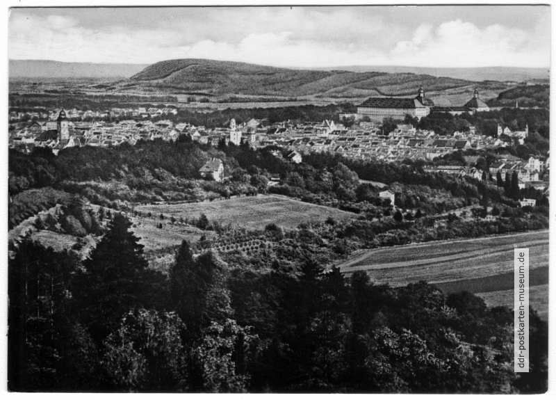 Blick vom Berggarten auf Gotha - 1958