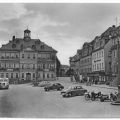 Platz der DSF mit Rathaus und Heimatmuseum - 1958