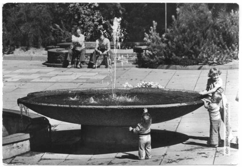 Brunnen im Stadtpark - 1981