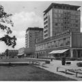 Hochhäuser und Kaufhalle in der Leninallee - 1972