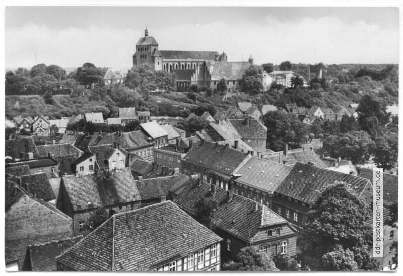 Blick über Havelberg zum Dom - 1975