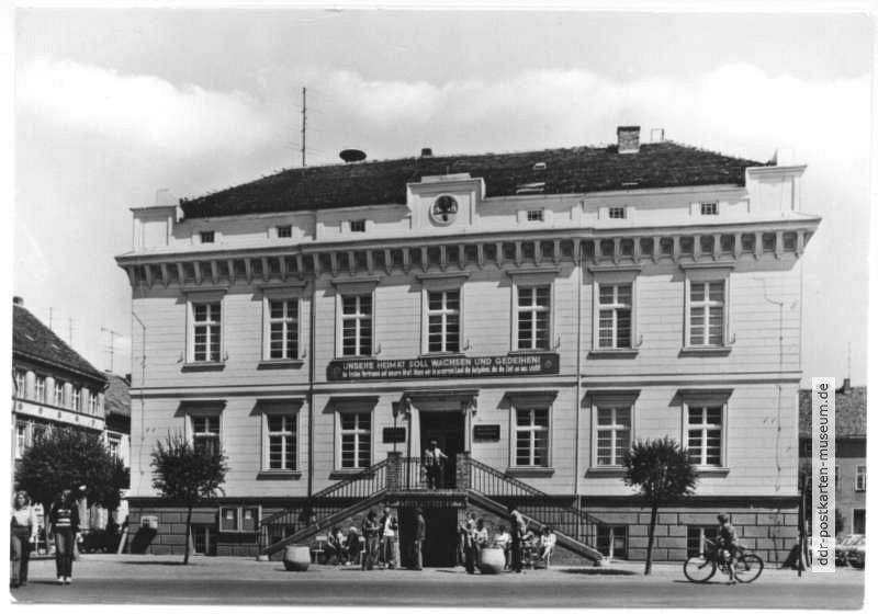 Rathaus der Kreisstadt Havelberg - 1981