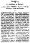 Aus dem Bulletin der 5. Deutschen Postkonferenz 1865 in Karlsruhe