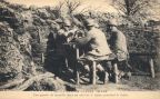 Französische Postkarte: Kartenspiel an der Front (La grande Guerre) - 1916