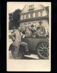 Private Fotopostkarte vom "Vatertag mit Kraftwagen" - 1928