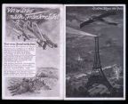 WK II: Propagandakarten mit zeitgenössischem Liedgut - 1940 / 1943