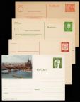 Ganzsachen-Postkarten aus der BRD -1950 / 1974