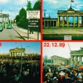 Berlin, Sektorengrenze am Brandenburger Tor 1950 - 1961 - 1989 