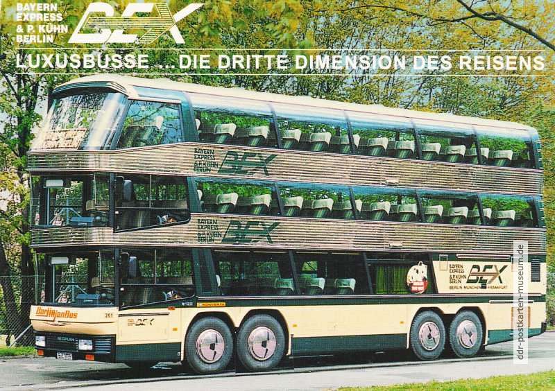 Reklamepostkarte "Die dritte Dimension des Reisens" - 1993