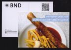 Kuriose Reklamepostkarte des BundesNachrichtenDienst Berlin von 2023