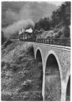 Harzquerbahn und Viadukt im Ilfelder Tal - 1963