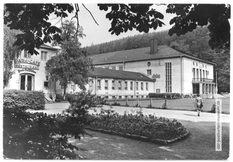 Festhalle Ilmenau mit Park-Cafe und Restaurant - 1981