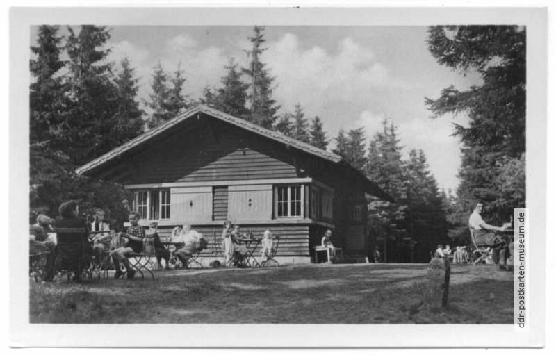 Bobhütte auf dem Lindenberg - 1955