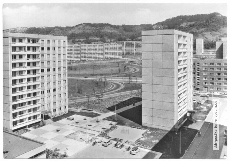 Wohnhochhäuser in Jena-Lobeda - 1977