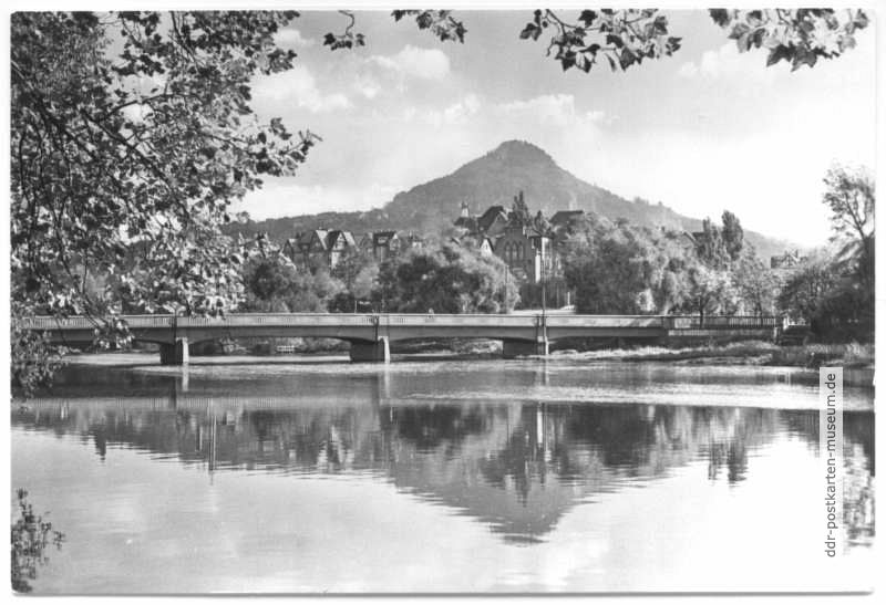 Paradiesbrücke mit Hausberg - 1958 / 1985