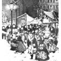 Heinrich Zille "Weihnachtsmarkt auf dem Arkonaplatz" - 1957