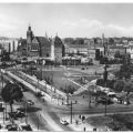 Blick zum Roten Turm und Rathaus - 1963