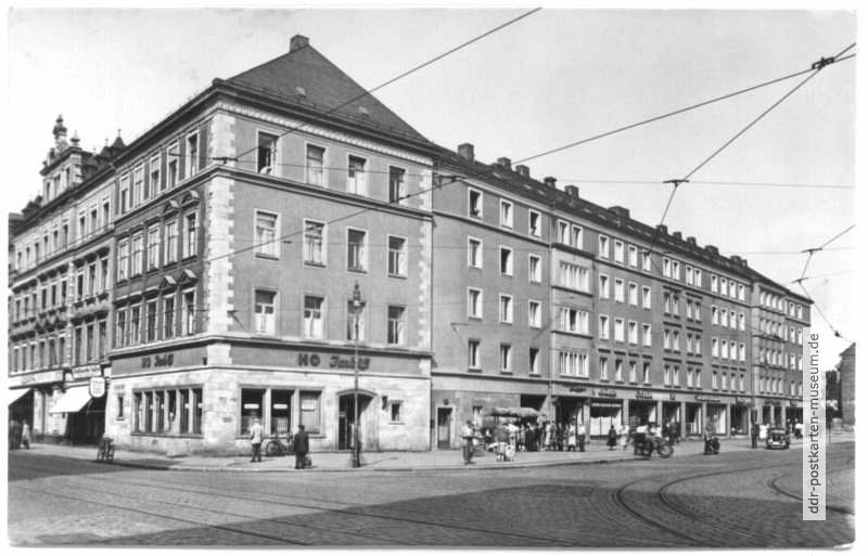Neubauten an der Leipziger Straße - 1956