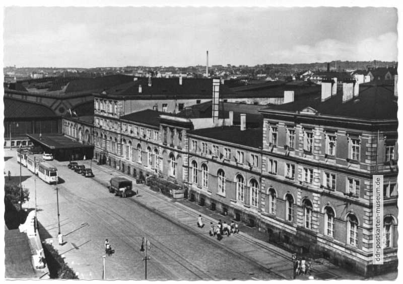 Blick zum Hauptbahnhof - 1960