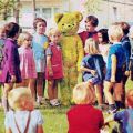 Bummi in Kindergarten zu Besuch - 1966