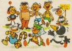 Bekannte Figuren aus der Frösi (Atomino u.a.) - 1972