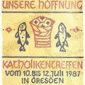 Plakat für Katholikentreffen 1987 in Dresden - 1987